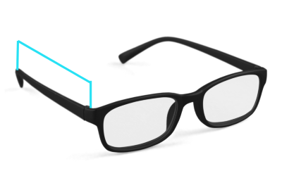 Dopasowanie rozmiaru okularów - zauszniki